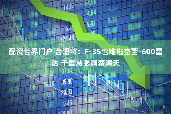 配资世界门户 台退将：F-35也难逃空警-600雷达 千里慧眼洞察海天