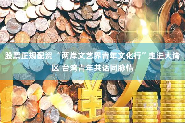 股票正规配资 “两岸文艺界青年文化行”走进大湾区 台湾青年共话同脉情